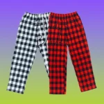 Comfortable adult sublimated plaid pants