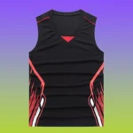 MULTISPORT MICROFIBER MINI EYELET SLEEVELESS SUBLIMATION TEE