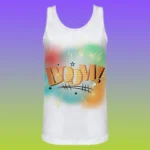Multicolor Sleeveless Sublimation T Shirt